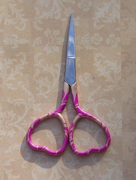 Heart Premium Scissors Raspberry Swirl